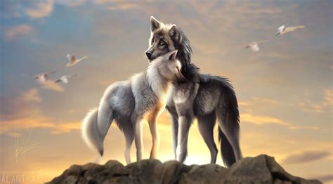 Awesome wolf wallpaper for desktop, table, and mobile. Wolf Love Wallpapers - Wallpaper Cave