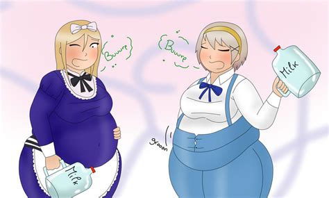 comm burping sisters by chubbystuck lover on deviantart