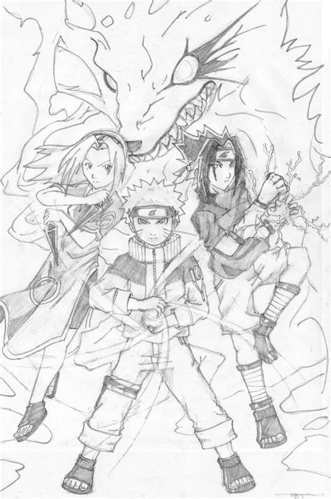 Naruto Trio By Liu Psypher On Deviantart