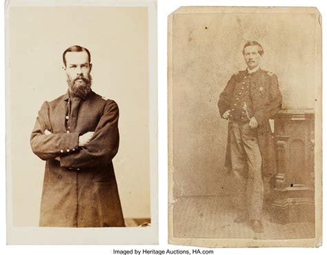 Civil War Union Cartes De Visite Identified Soldiers
