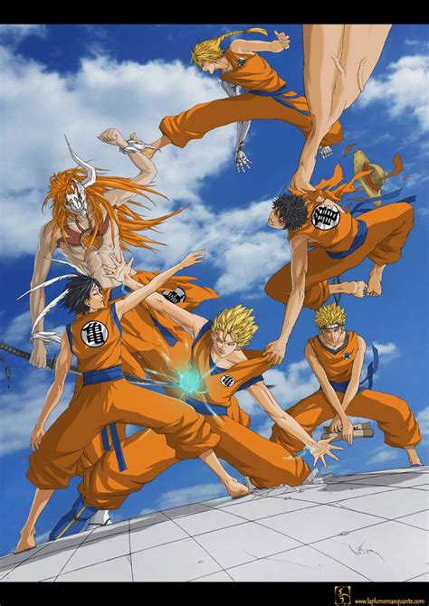 Goku Vs Ichigo Vs Naruto Vs Edward Vs Luffy Vs Chyuta Epic Anime Fight
