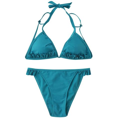 Summer Bikini Sexy Solid Color Swimwear Women New 2018 Low Waist