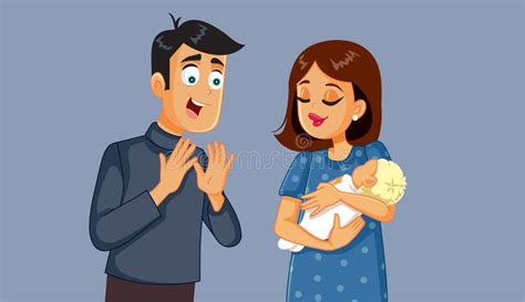 Proud Father Stock Vector Illustration Of Happiness 15159391