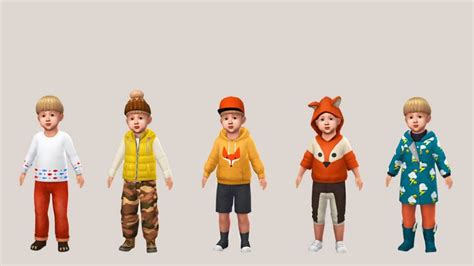 Ts4 Lookbooks Sims 4 Clothing Sims 4 Children Tumblr Sims 4