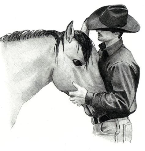 How To Draw A Cowboy On A Horse Johnson Legrattlyzed1956