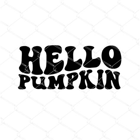 Hello Pumpkin Svg Fall Svg Autumn Svg Thanksgiving Svg Etsy