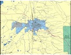 Editable Laramie, WY City Map - Illustrator / PDF | Digital Vector Maps