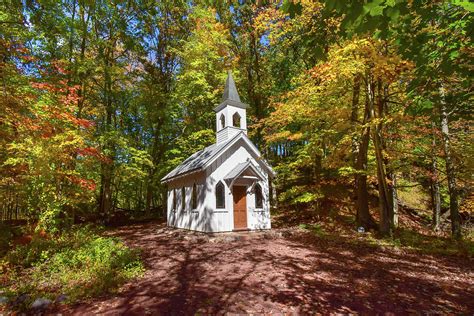 Chapel In The Woods Photograph By Sharon Olk Fine Art America