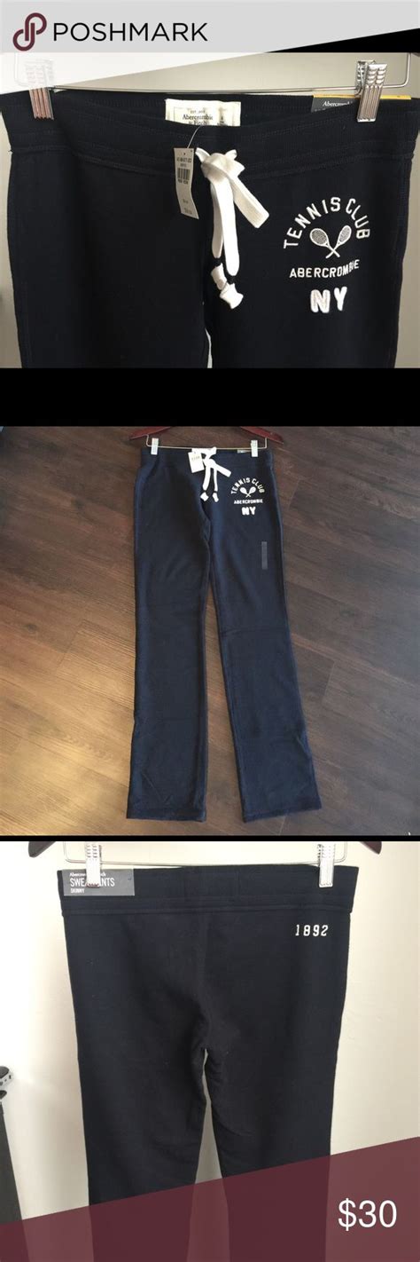 women s navy abercrombie and fitch sweatpants navy women skinny fit sweatpants