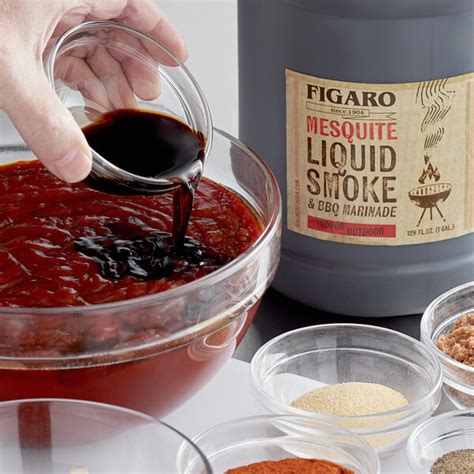 Figaro Mesquite Liquid Smoke And Marinade 1 Gallon
