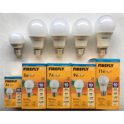 Firefly Led Bulb 3w 5w 7w 9w 11w 13w Daylight Warm White Shopee Philippines