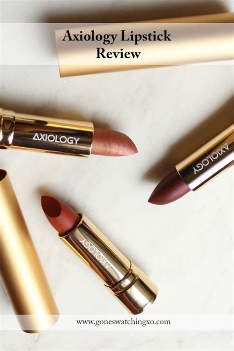 Axiology Lipstick Review And Swatches Australian Green Beauty Blogger Gone Swatching Xo Non Toxic