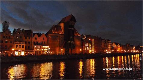 Długie Pobrzeże wieczorem - Gdańsk. Zdjęcie nr 16095 / 100879