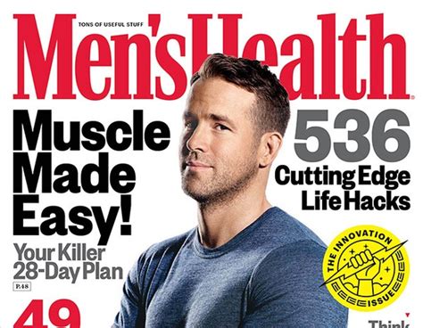 Ryan Reynolds Men S Health From 2017 September Issue Covers E News