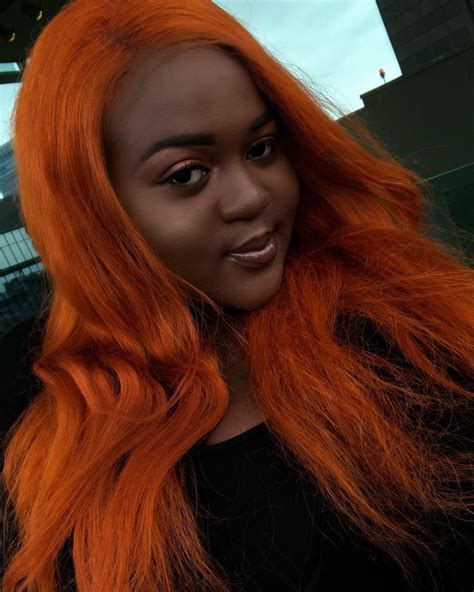 Ginger Orange Hair On Dark Skin Sign Memoir Fonction