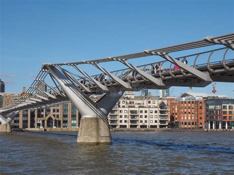 Millennium Bridge In London Editorial Photography Image Of Kingdom