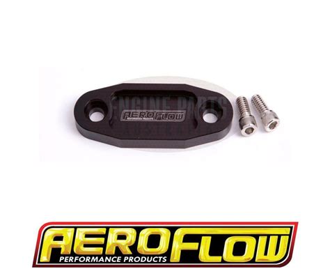 Aeroflow Billet Fuel Pump Block Off Black For Ford 302 351 Cleveland V8