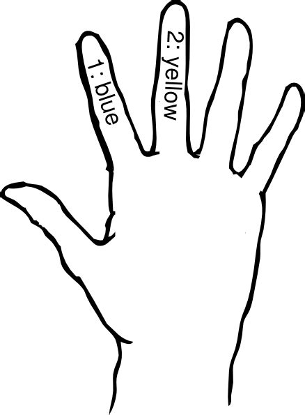 Right Hand Clipart Black And White Clipart Best