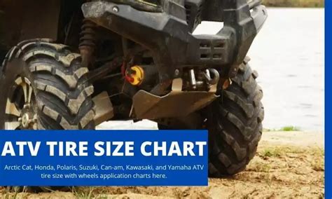 Atv Tire Size Chart Update 2023 Off Road Lord