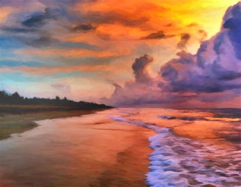 Stormy Skies Painting By Michael Pickett