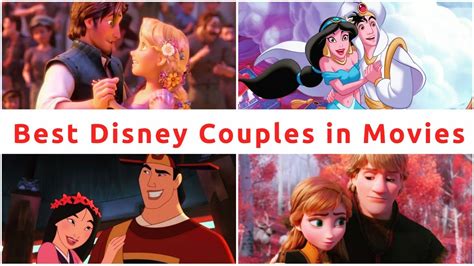 Top 10 Disney Couples In Movies Youtube