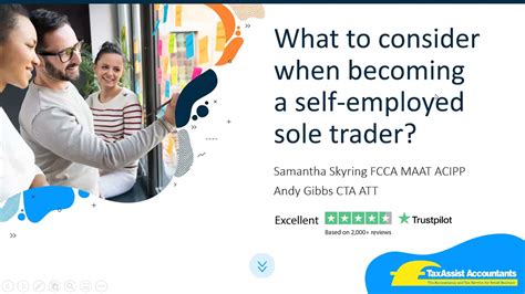 What To Consider When Becoming Self Employed Or A Sole Trader Youtube