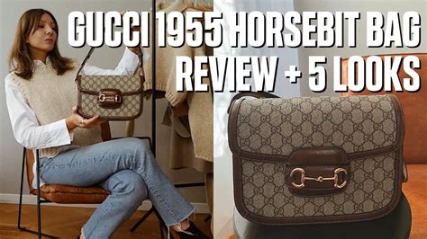 Gucci 1955 Horsebit Bag Review And 5 Outfits Youtube