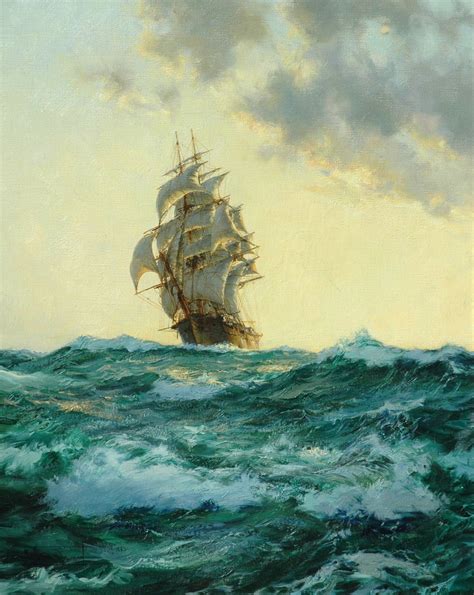 Montague Dawson The Glory Of The Seas Sea Artwork Ship Paintings