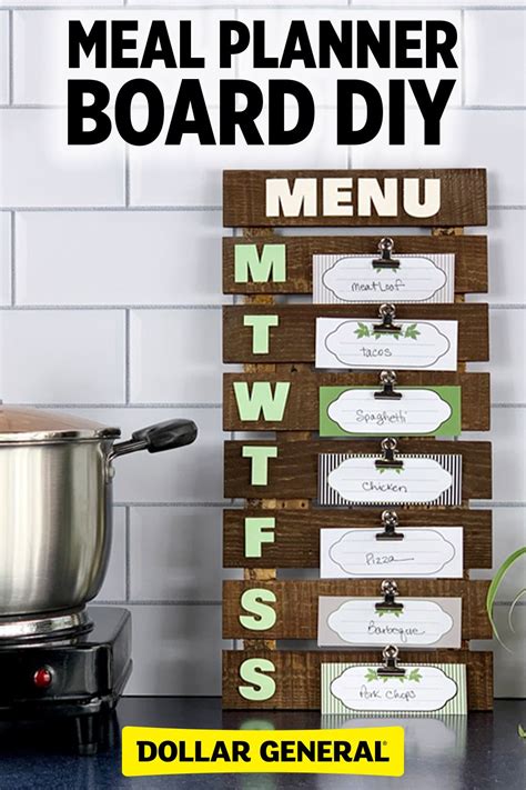 Dinner Planning Board Dinner Menu Boards Diy Meal Planning Dinner