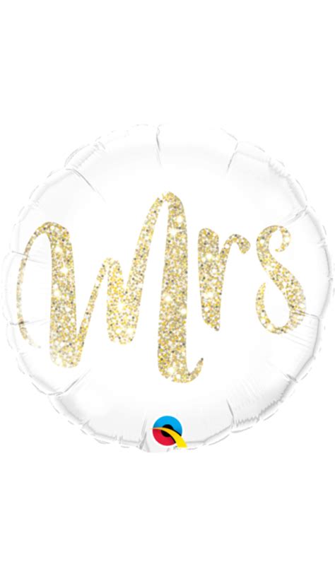 Mrs Foil Balloon The Partys Here