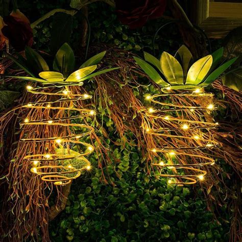 We've got a large selection of beautiful yard decorations and lawn ornaments in decor styles like farmhouse, modern, classic and more to fit. Garden Solar Lights Outdoor Decor Pineapple Solar Path Lights Hanging Fairy Lights Waterproof 20 ...