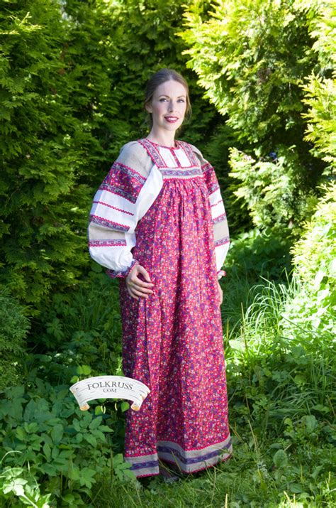 traditional russian dress mashenka for woman folk russian clothing store