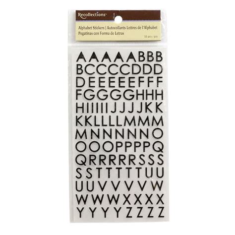 Glitter Block Alphabet Stickers By Recollections™ Michaels