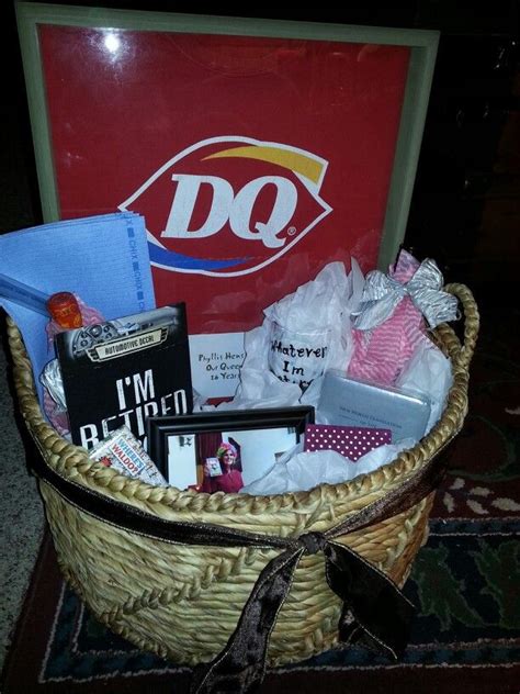 Choosing a retirement gift for a friend, colleague, or family member deserves careful planning. Retirement gift basket! | Great ideas! | Pinterest ...