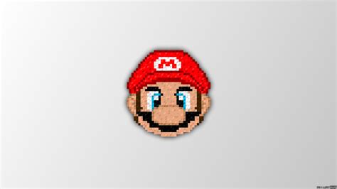 Wallpaper Super Mario Pixel Art Trixel Pixels Simple Background