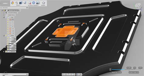 First Hard Surface Practice In Fusion 360 By Derezzurektion On Deviantart