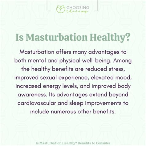 14 benefits of masturbation
