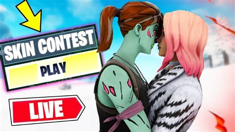 🔥 Fortnite Solo Duo Skin Contest 🔥 Fortnite Live Custom Games Youtube