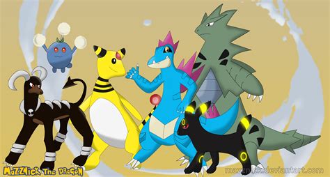 Mazznicks Johto Pokemon Team Remake By Mazznick On Deviantart