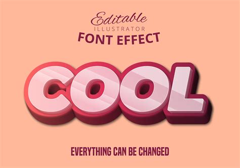 Cool Glossy Text Editable Text Effect 694213 Vector Art At Vecteezy