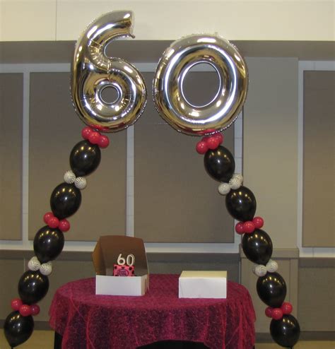 Surprise 60th Birthday Party Table Decor 60th Birthday Party Adult