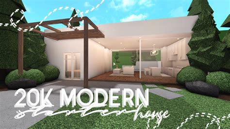 Roblox Bloxburg 20k Modern House W Txics Youtube