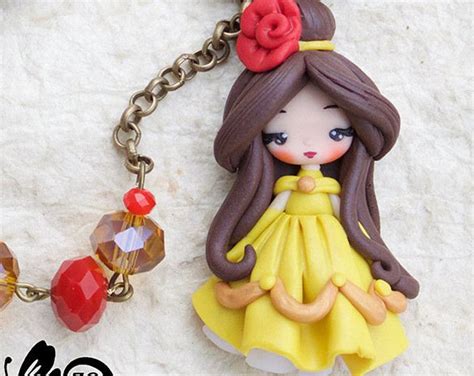 Clay Doll Polymerclay Pendant Choose Your Princess 2 Inch Etsy In