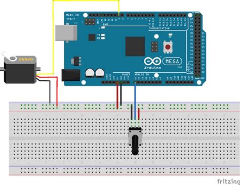 Servo Motor Control With An Arduino Projects