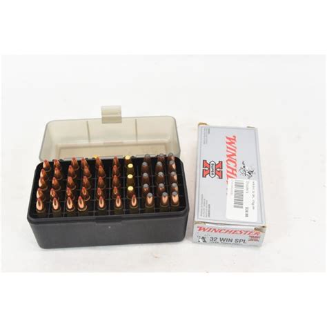 59 Rounds 32 Winchester Special Reloads And 11 Pieces Brass