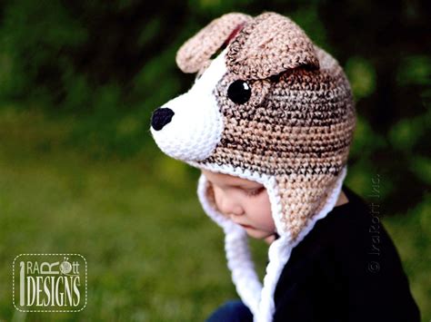 Buddy The Jack Russell Terrier Puppy Dog Hat Pdf Crochet Pattern