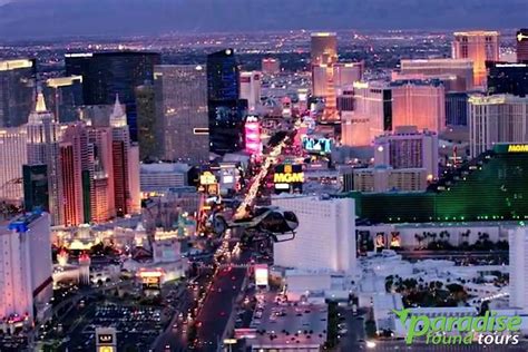 Las Vegas City Lights Helicopter Tour Paradise Found Tours