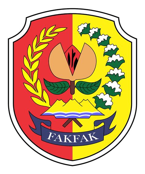 Logo Kabupaten Fakfak INDONESIA Original Terbaru Rekreartive