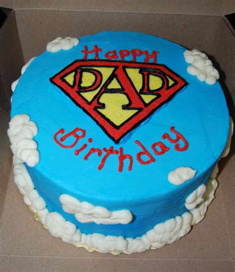 Super Dad Birthday Cake