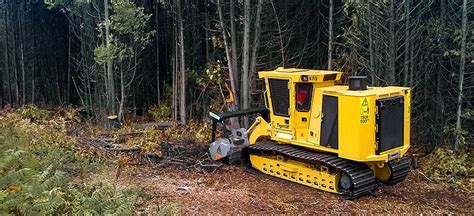 Mulcher Row Land Clearing Tigercat Off Road Industrial